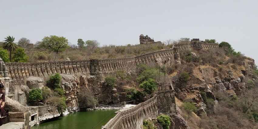 A top view of the biggest fort in India