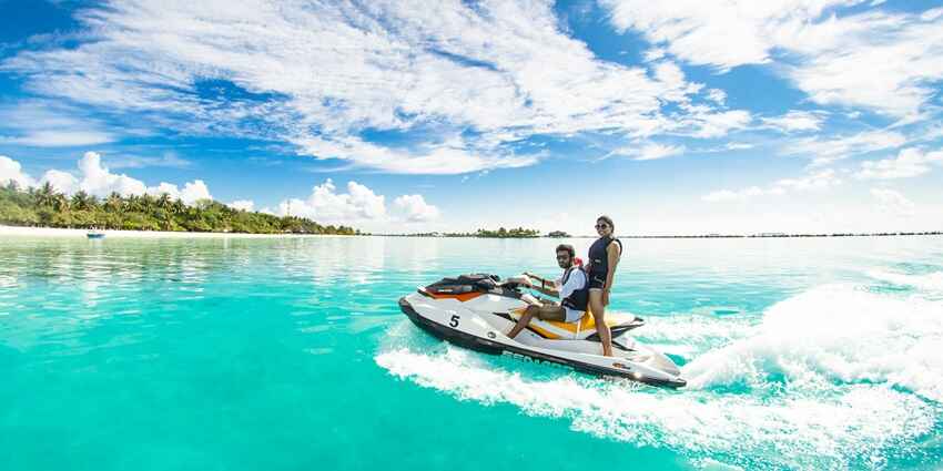 Jet skiing is one of the top things to do in Port Blair for an exciting experience.
