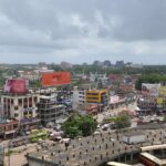 Aerial view of the Kannur District