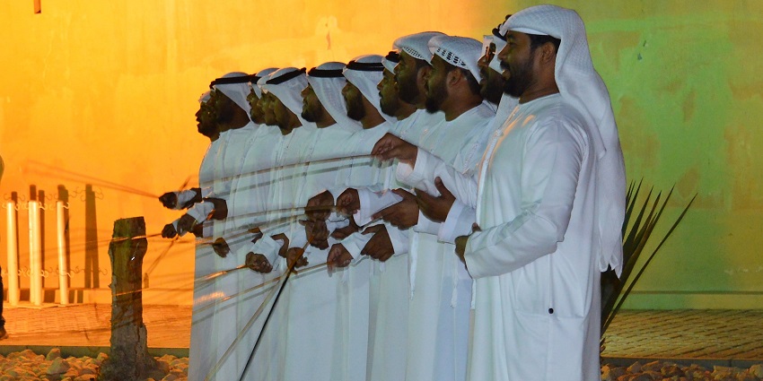 Traditional dance performance at Al Ain Palace Museum