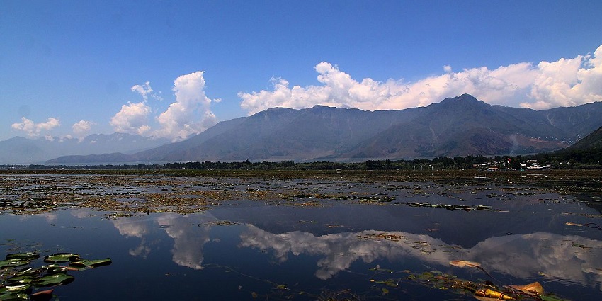 Witness the beauty of Dal Lake, Srinagar, one of the places to visit in Kashmir, India.