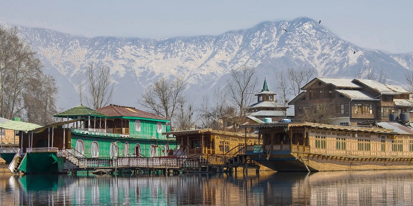 Kashmir has several stunning locations like Dal Lake that attract tourists from worldwide.