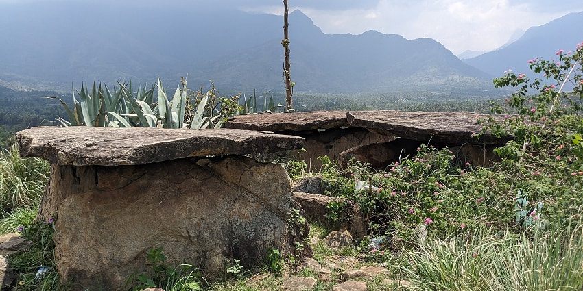 Dolmens in Marayoor are structured burial chambers in Munnar that are worth exploring