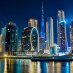 The stunning nightlife of Dubai