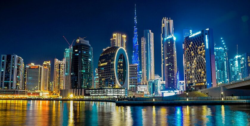 The stunning nightlife of Dubai