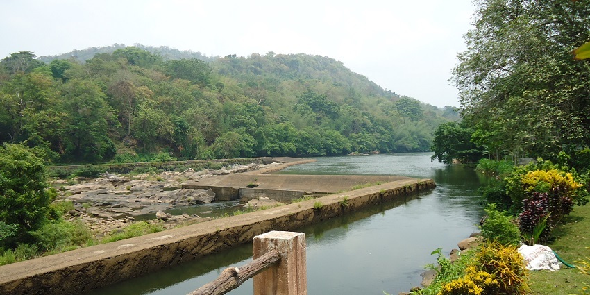 Unwind and witness the stunning lush green views of Ezhattumugham Dam, Kerala, India.