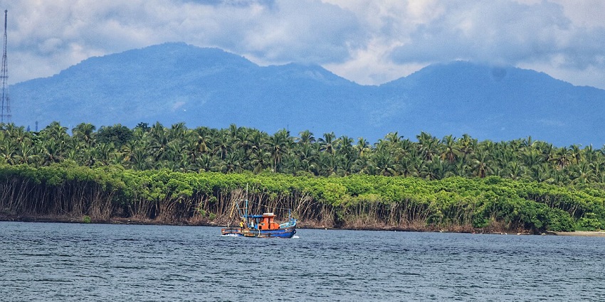 Historic site with scenic views of the Arabian Sea and lush green landscapes.