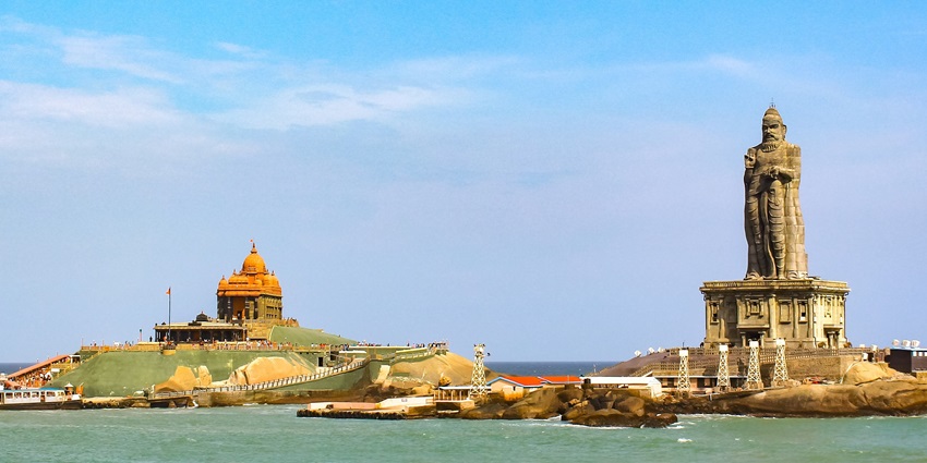 Kanyakumari is undoubtedly one of the best places to visit near Kollam, Kerala.