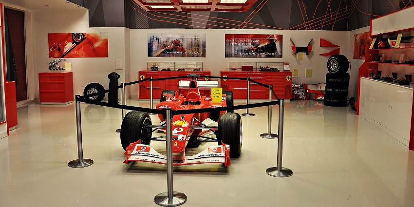 Visit Ferrari World Abu Dhabi: thrilling rides and attractions in a Ferrari-themed park.