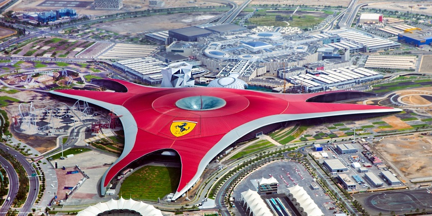 Ferrari World Abu Dhabi is one of the best places to visit in Dubai with family.