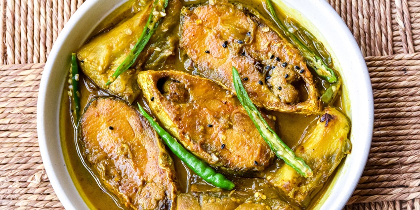 A flavourful fish curry is one of the popular dishes of Andaman and Nicobar Islands.