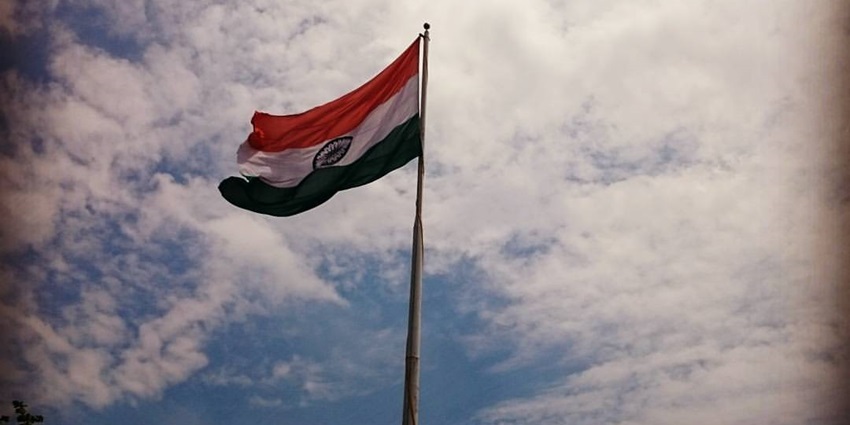 The Indian flag, which can be seen at Flag Point, offers great views to visitors.