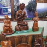 Handicraft displayed in Saw Mill near Forest Museum Andaman