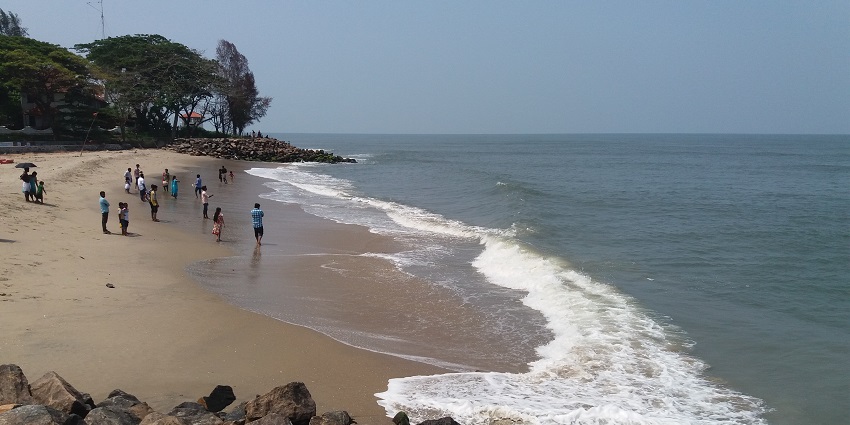Sandy shores of Fort Kochi Beach, one of the best places to visit in Fort Kochi.