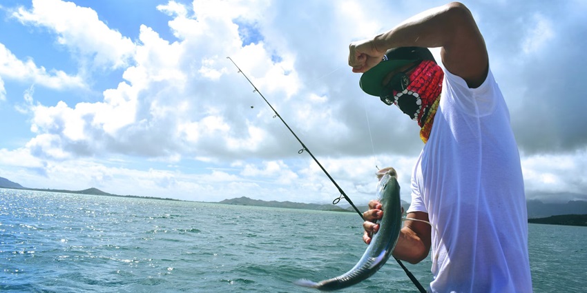 Tourists visiting Andaman love to indulge in game fishing and catch various fishes.