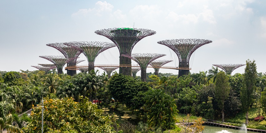 Gardens By The Bay is one of the most stunning places to visit in Singapore with family.