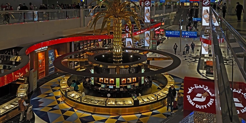 Snap of the Interior of Terminal 3 of Dubai Airport - Things to do in Dubai Airport