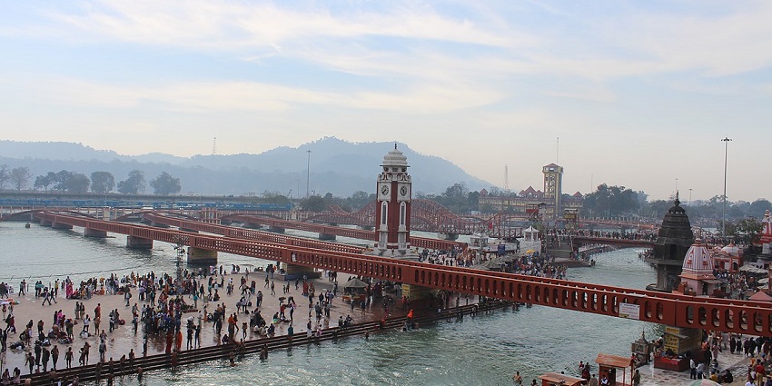 The ancient spiritual city of Haridwar is a scenic place to visit in November in India