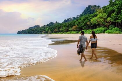 Beach in Havelock - one of the best places to visit in Andaman for honeymoon