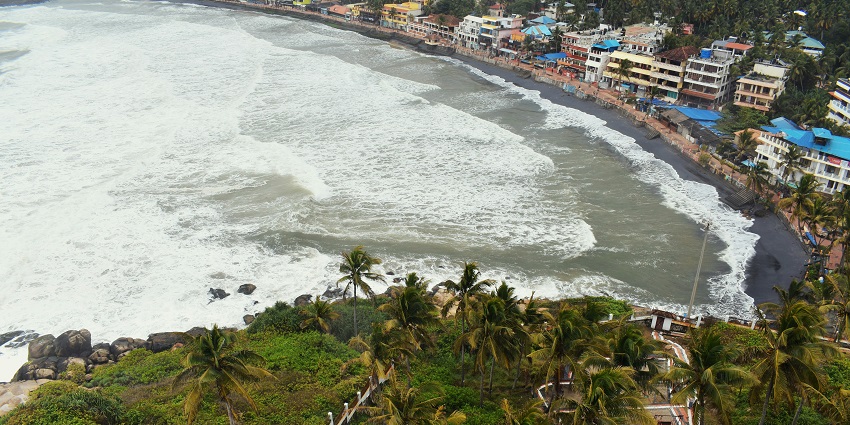 Sit back and relax at the calm Hawa Beach, one of the tourist attractions in Kovalam.