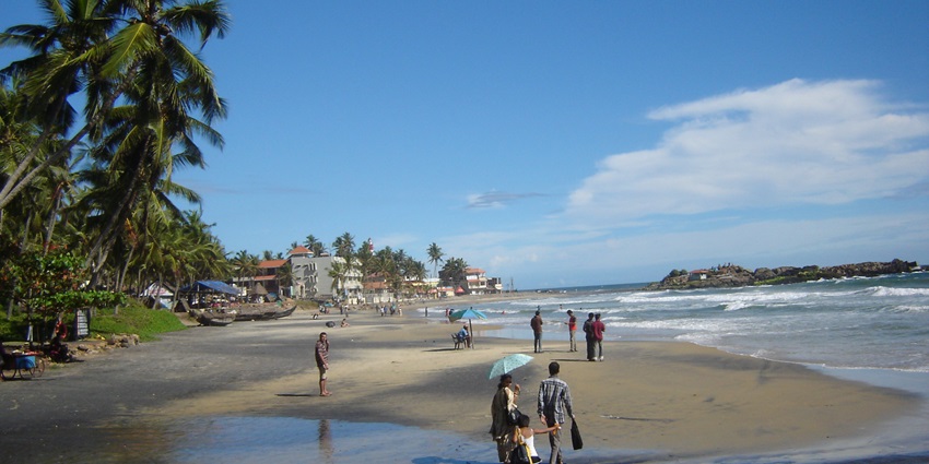 One of the most famous beaches near Trivandrum