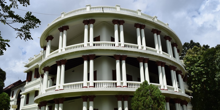 -A front view of the Hill Palace Museum in Kochi, Kerala’s largest archaeological museum.