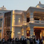 Devotees offering prayers at the peaceful Hindu Temple, one of the temples in Dubai.