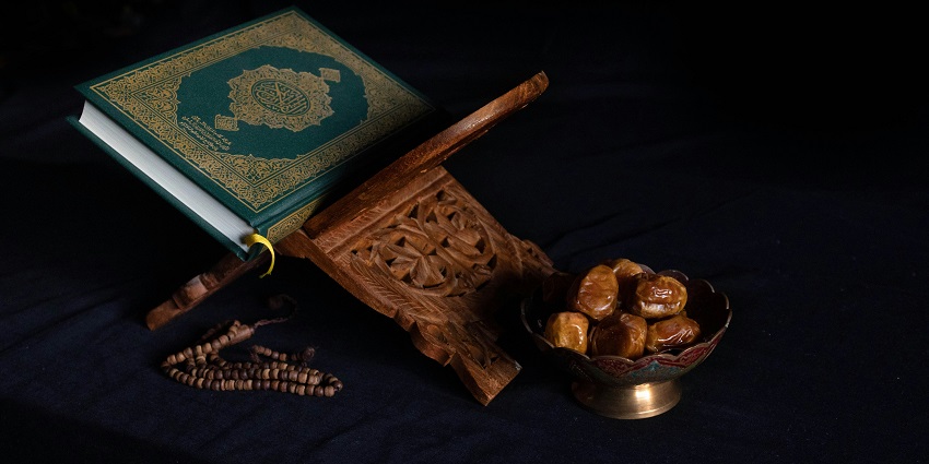 Holy Quran is read along with fasting from sunrise to sunset during the period of Ramzan.