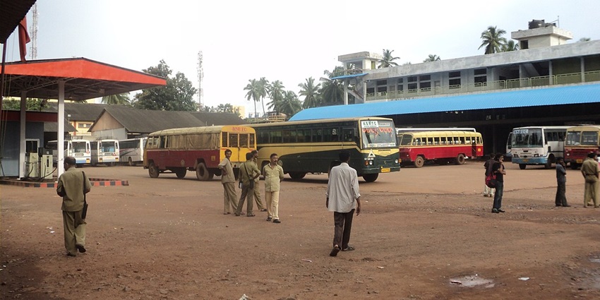 You can take either a bus or train to reach the famous the park, Kerala, India.