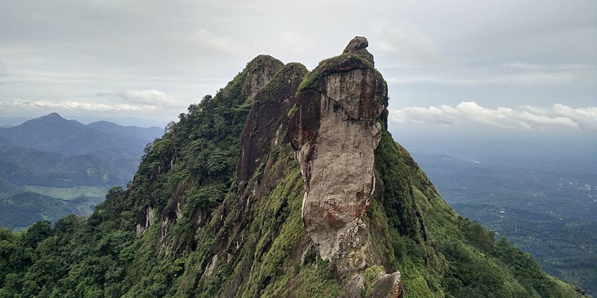 Illikkal Kallu rock formation in Kottayam- best places to visit in Kottayam for couples
