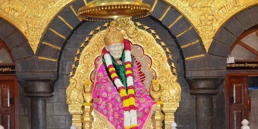 Festive celebrations at the Shirdi Sai Baba Mandir, one of the famous temples in Dubai.