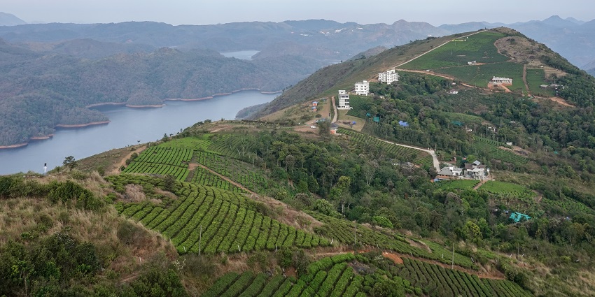 Tea Idukki Reservoir Calvary Mount Kerala - one of the best hill stations in Ernakulam