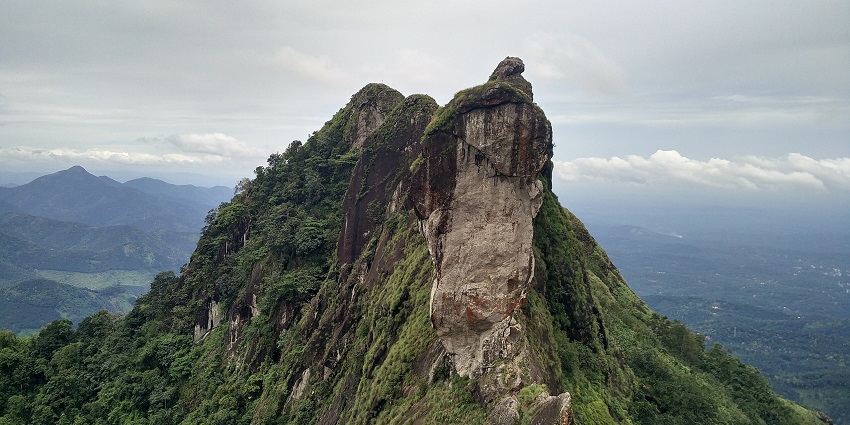 An image of Illikkal kallu, one of the beautiful stone hill place to visit near Kottayam