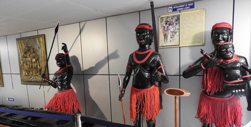 Jarawa Statue In Samudrika Museum