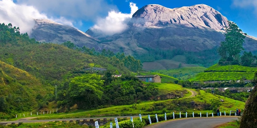 Kakkadampoyil town, a quiet place near the town of Nilambur, Kerala