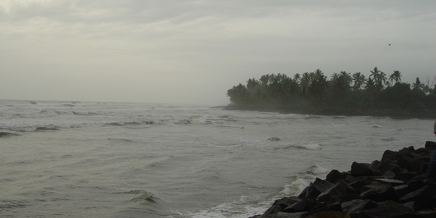 Serene beaches in Alleppey