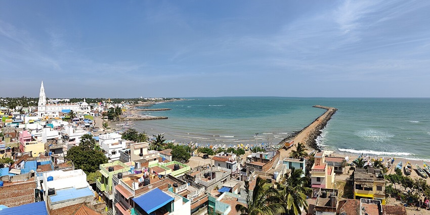 Scenic Kanyakumari - one of the best places to visit near Trivandrum within 100 Km