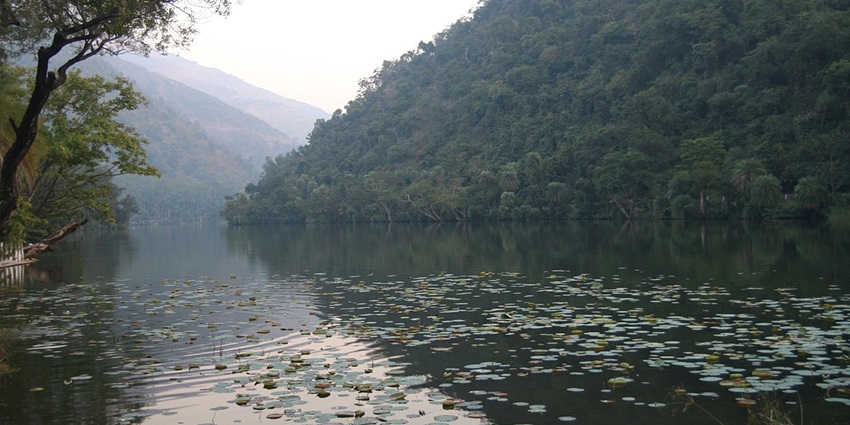 Witness fresh snow melting into the Kareri Lake from the Dhauladhar range in the region.