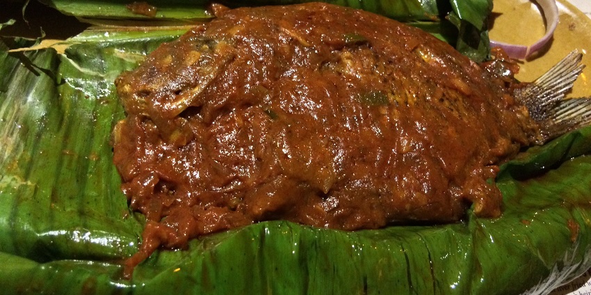 This dish is visually appealing and has emerged from Kerala backwaters.