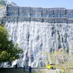 Khor Fakkan Waterfalls next to Khor Fakkan Beach and Resturant in UAE