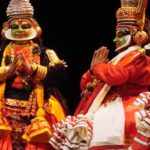 Iconic religious and cultural dance performance in Kochi, Kerla during the festival in Kochi