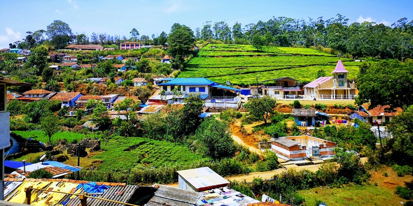 An image of Kotagiri, which is the third biggest hill station in the Nilgiris, Tamil Nadu.