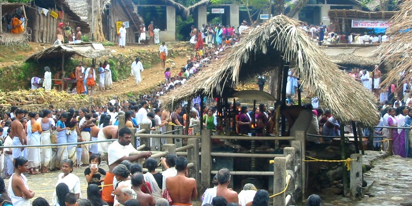 Lord Shiva Temple at Kottiyoor in Kannur district - hill stations.
