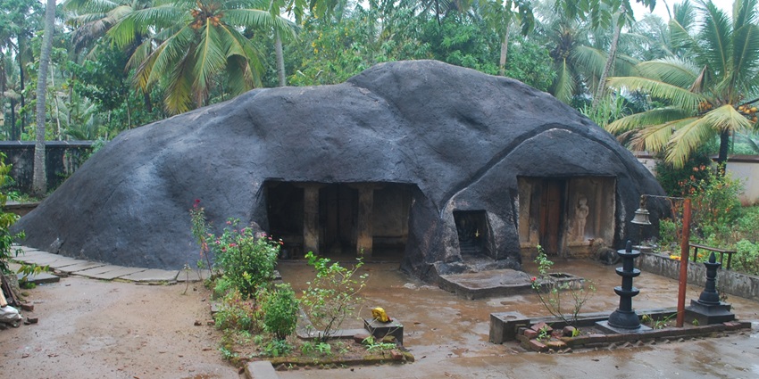 Image of Kottukal Cave Temple is an ancient rock-cut temple carved out of a huge single rock