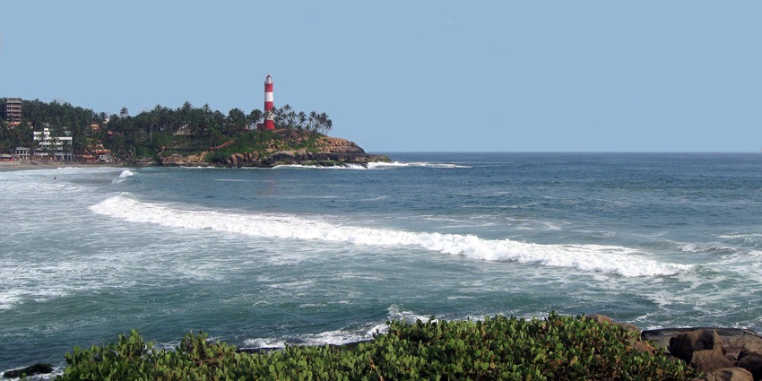 Kovalam Beach is one of the lively and enchanting places to visit in Kerala for couples