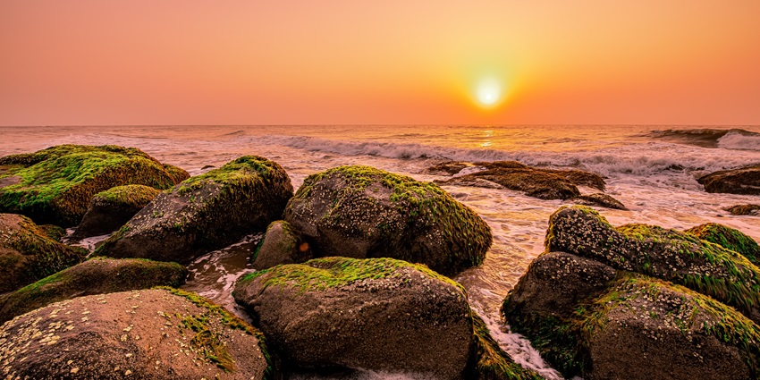 A mesmerising view of Kovalam Beach, which is one of the most stunning places to visit.