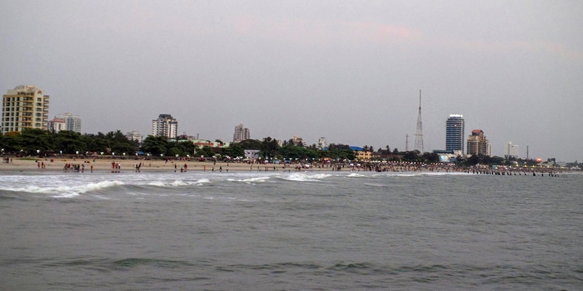 Kozhikode beach is one of the best places to visit in Kerala in December with family