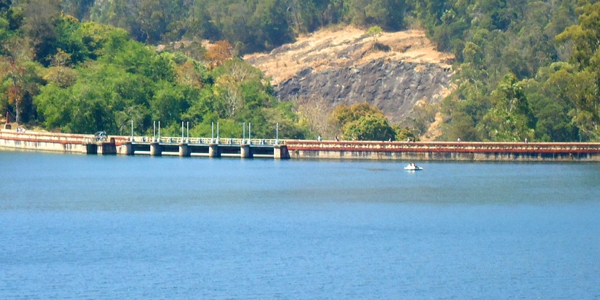 Tranquil view of the Kundala lake, a must place to visit in Munnar in may for nature lovers
