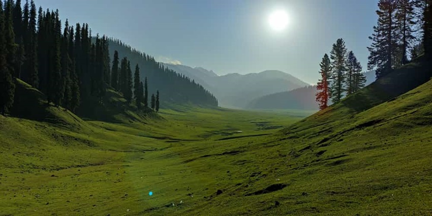 View of Bangus Valley in Kupwara, one of the best places to visit in Kashmir in February.