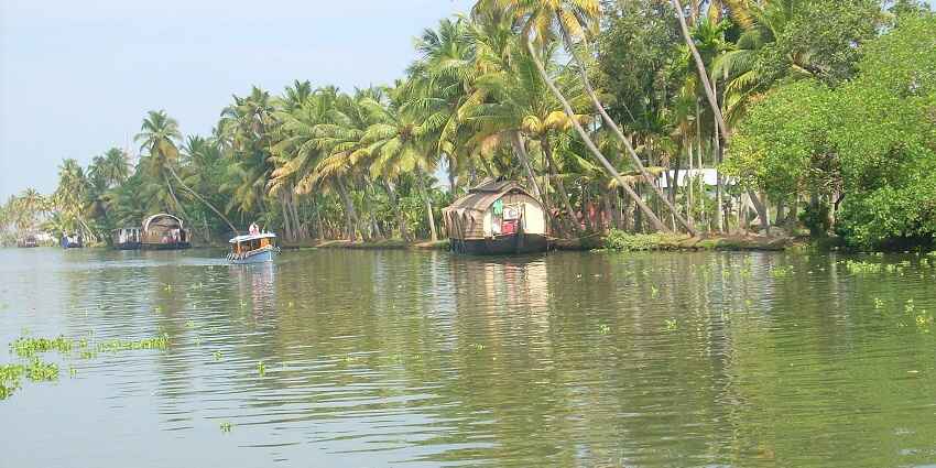 Scenic evening views of Kuttanad country side one of the beautiful places to uncover